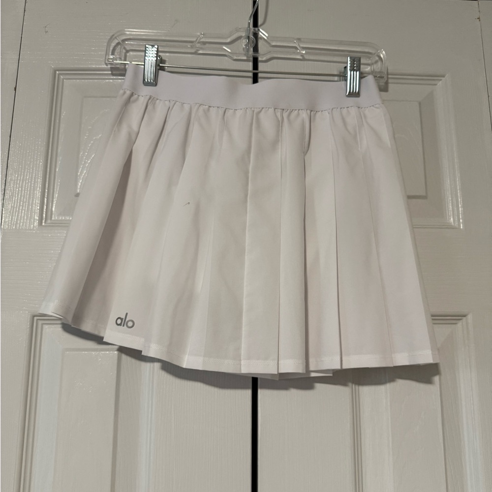 ALO Yoga Women's Cream Skater Skirt